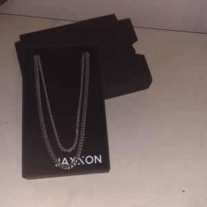 I am selling 1 rope chain and 1 Cuban link chain